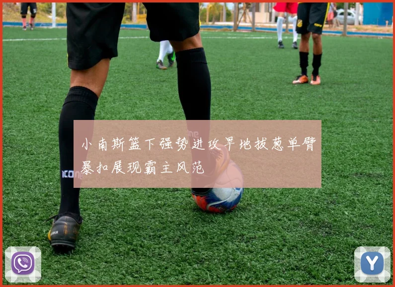 小南斯篮下强势进攻旱地拔葱单臂暴扣展现霸主风范